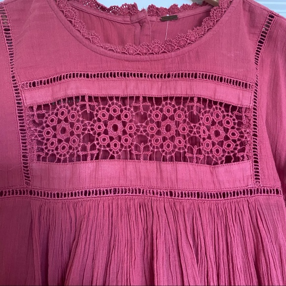 Free People Pink Top - Picture 3 of 7
